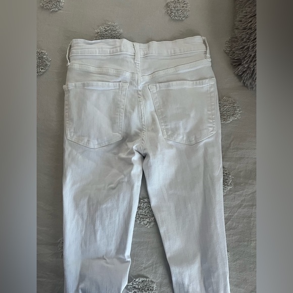 Free People White Ripped Skinny Jeans - Picture 4 of 4